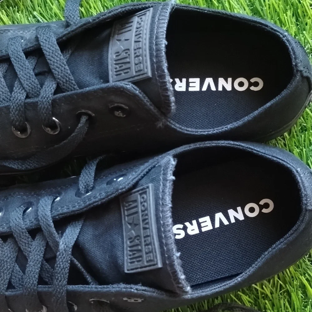 Converse All Star Chuck Taylor Black On Black Unisex M7 W9 - Picture 3 of 13